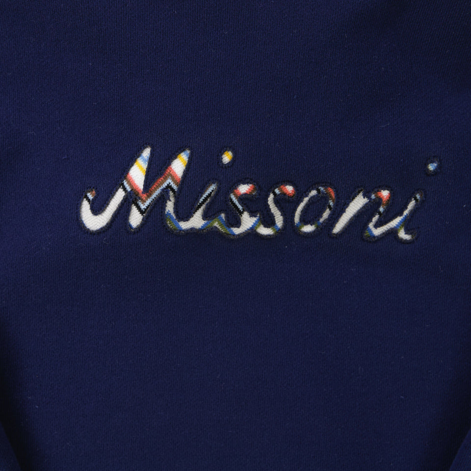 Missoni Kinder Jongens Trui In Navy
