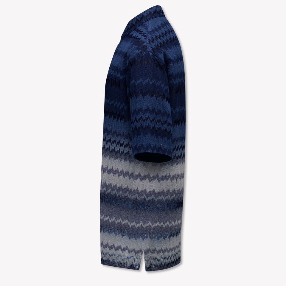 Missoni Kinder Jongens Polo In Navy