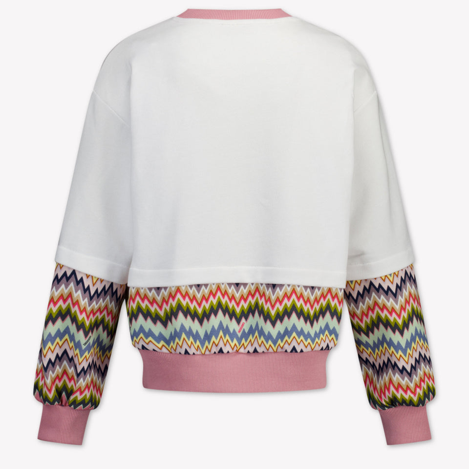 Missoni Kids Girls Sweater White