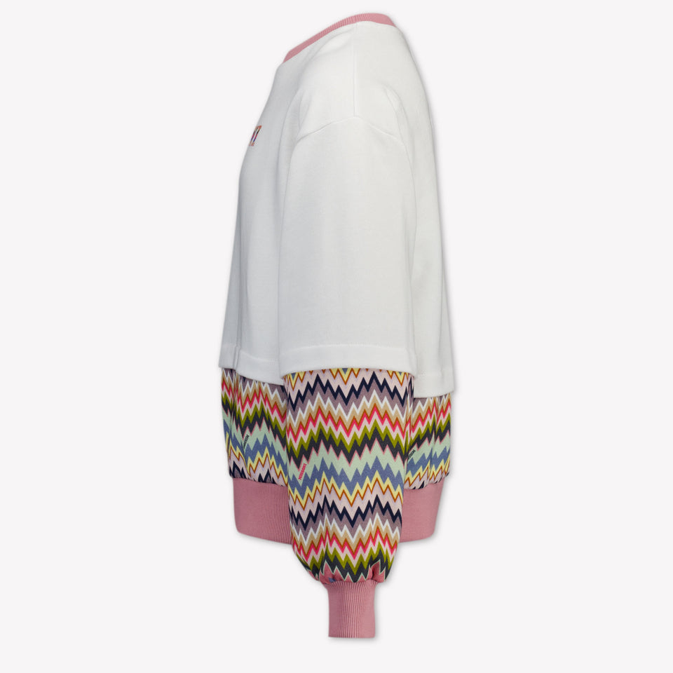Missoni Kids Girls Sweater White