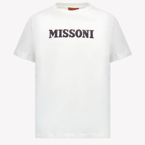 Missoni Kinder Meisjes T-Shirt In Wit