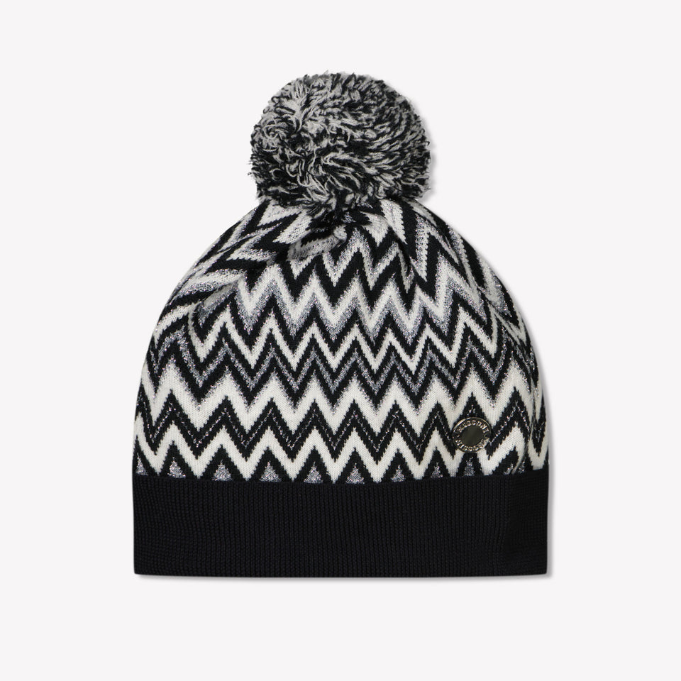 Missoni Kinder Meisjes Muts In Zwart