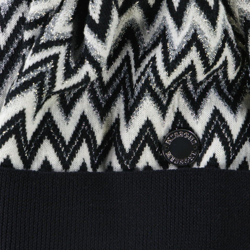 Missoni Kinder Meisjes Muts In Zwart