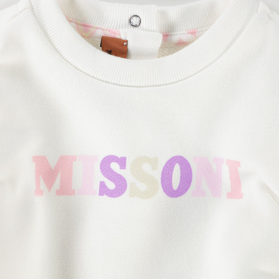 Missoni Baby Meisjes Jurk In Wit