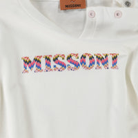 Missoni Baby Meisjes T-Shirt In Wit