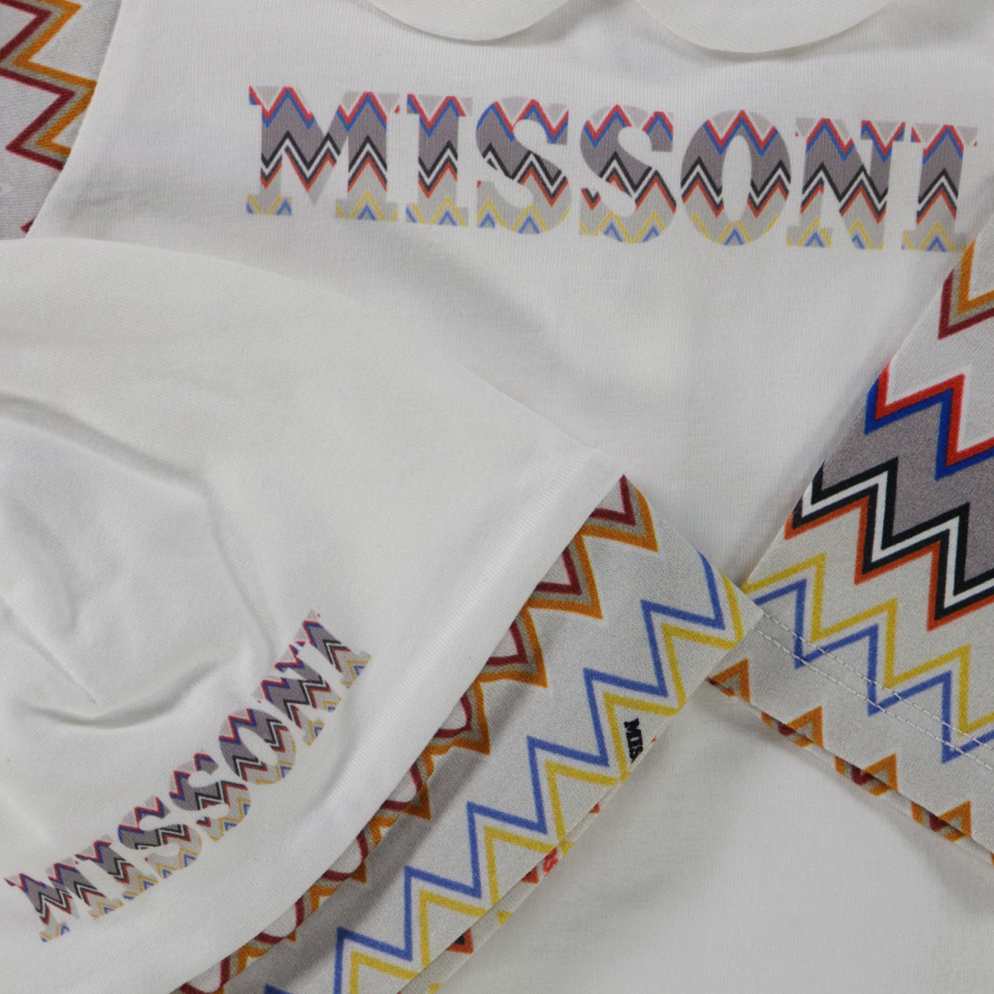 Missoni Baby Boys Playsuit  White