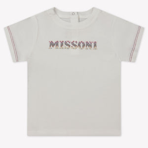 Missoni Baby Boys T-Shirt  White