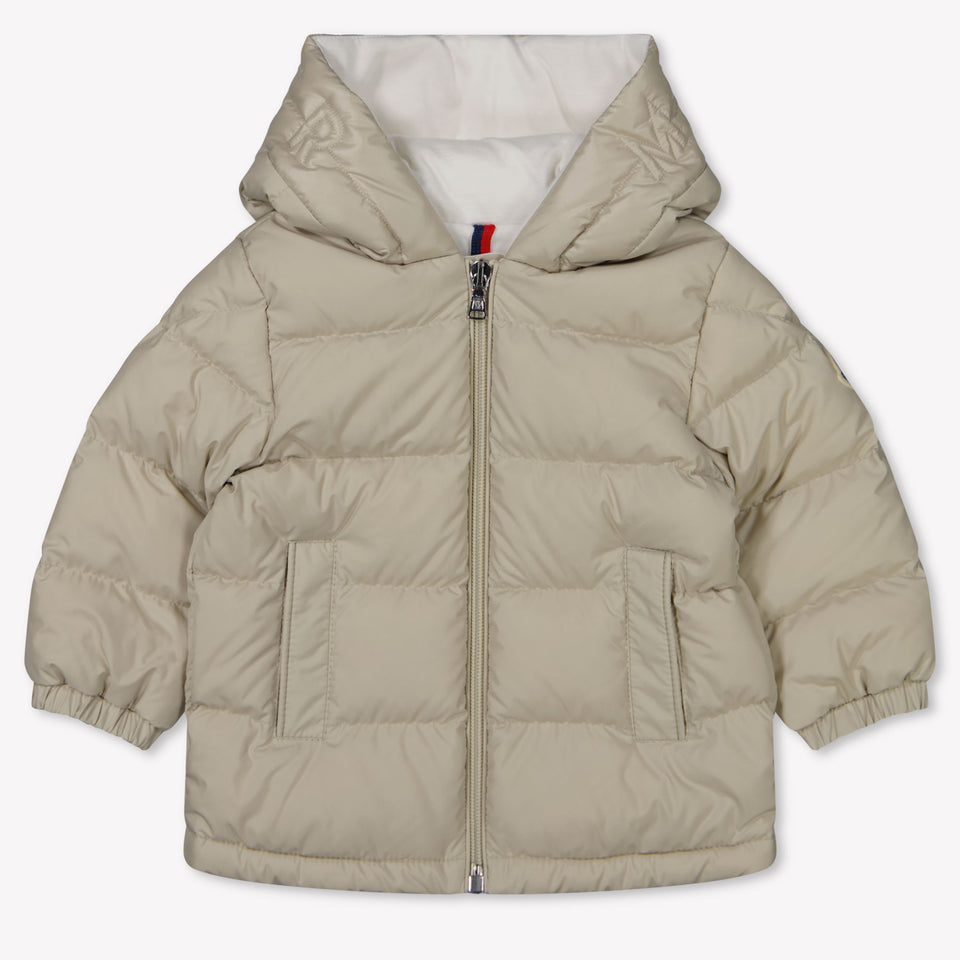 Moncler Najan Baby Jongens Winterjas In Beige