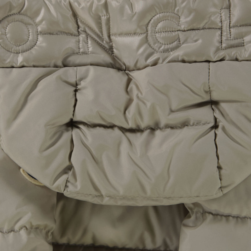 Moncler Najan Baby Jongens Winterjas In Beige