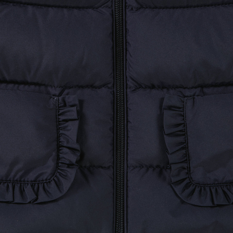 Moncler Onica Baby Meisjes Winterjas In Navy
