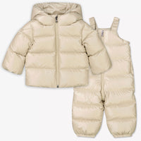 Moncler Baby Unisex Ski suit Beige