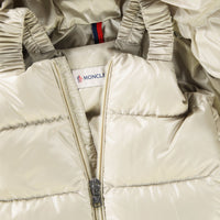 Moncler Baby Unisex Ski suit Beige