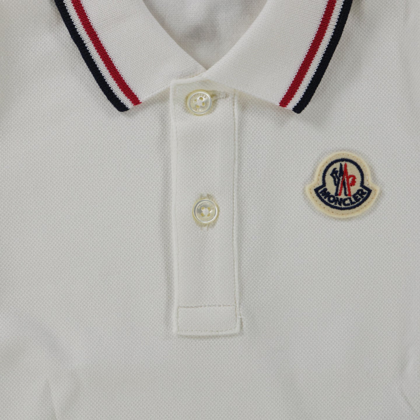 Moncler Baby Jongens Polo In Wit