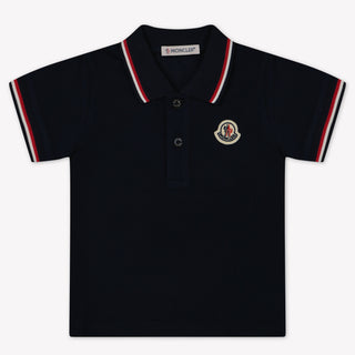 Moncler Baby Jongens Polo In Navy