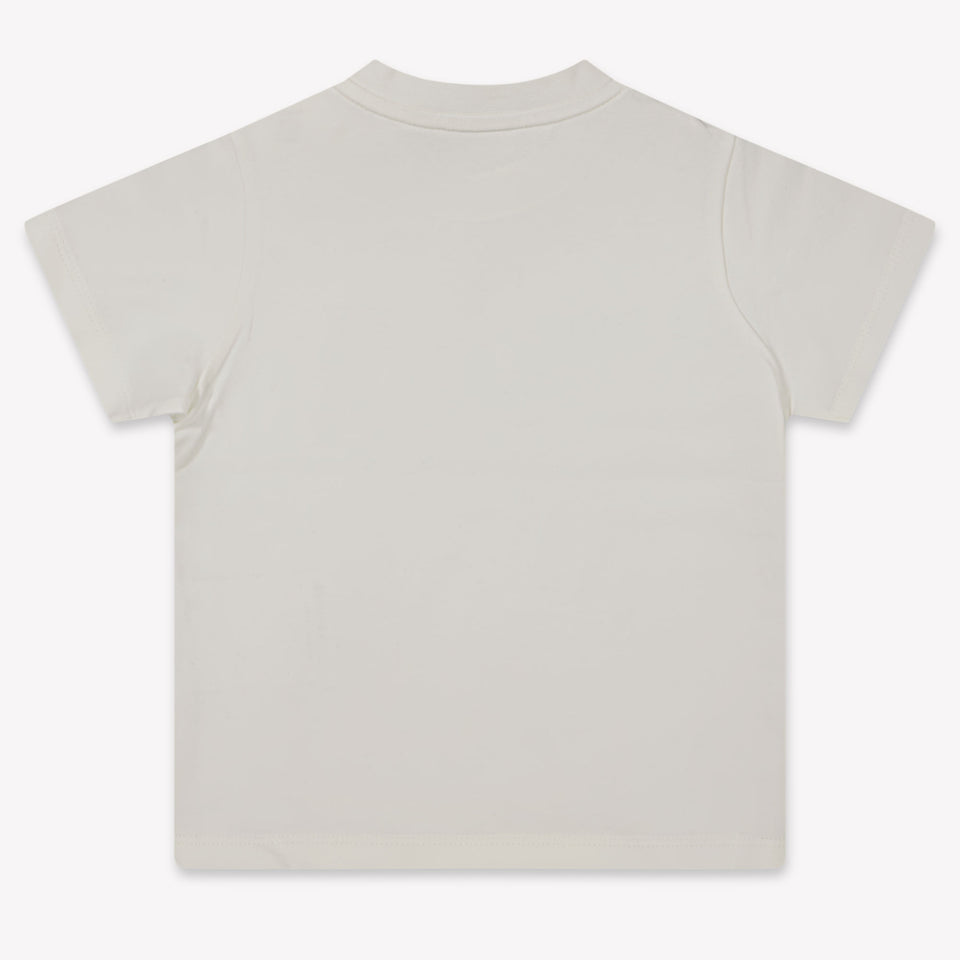 Moncler Baby Jongens T-Shirt In Wit
