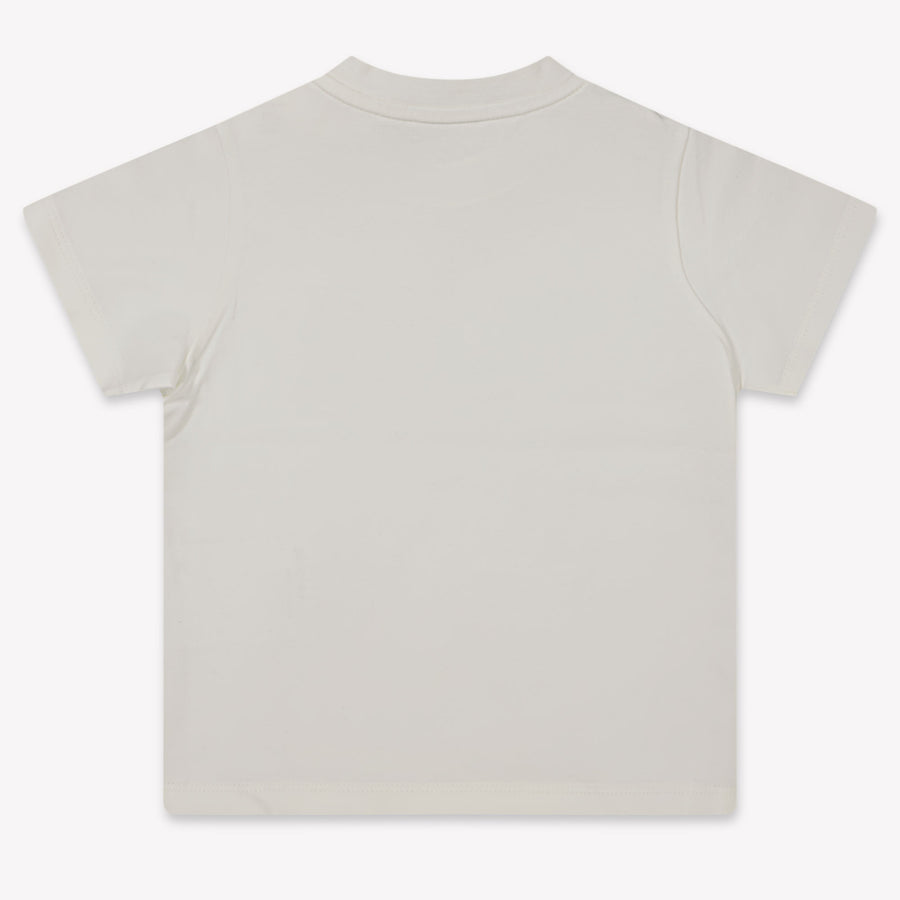 Moncler Baby Jongens T-Shirt In Wit