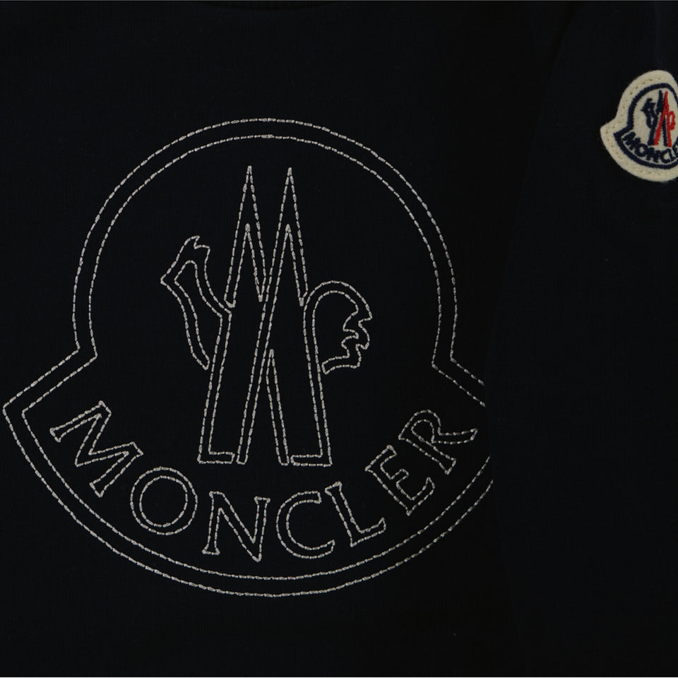 Moncler Baby Jongens Trui In Navy