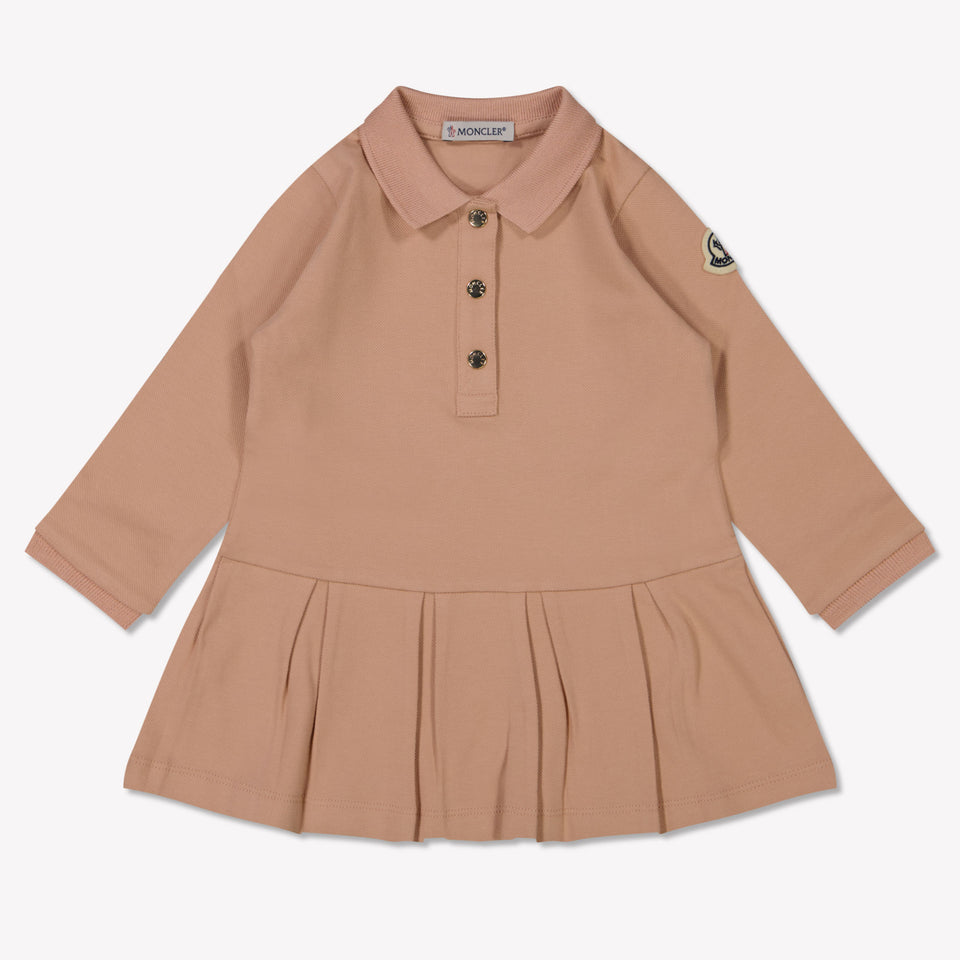 Moncler Baby Meisjes Jurk In Licht Roze