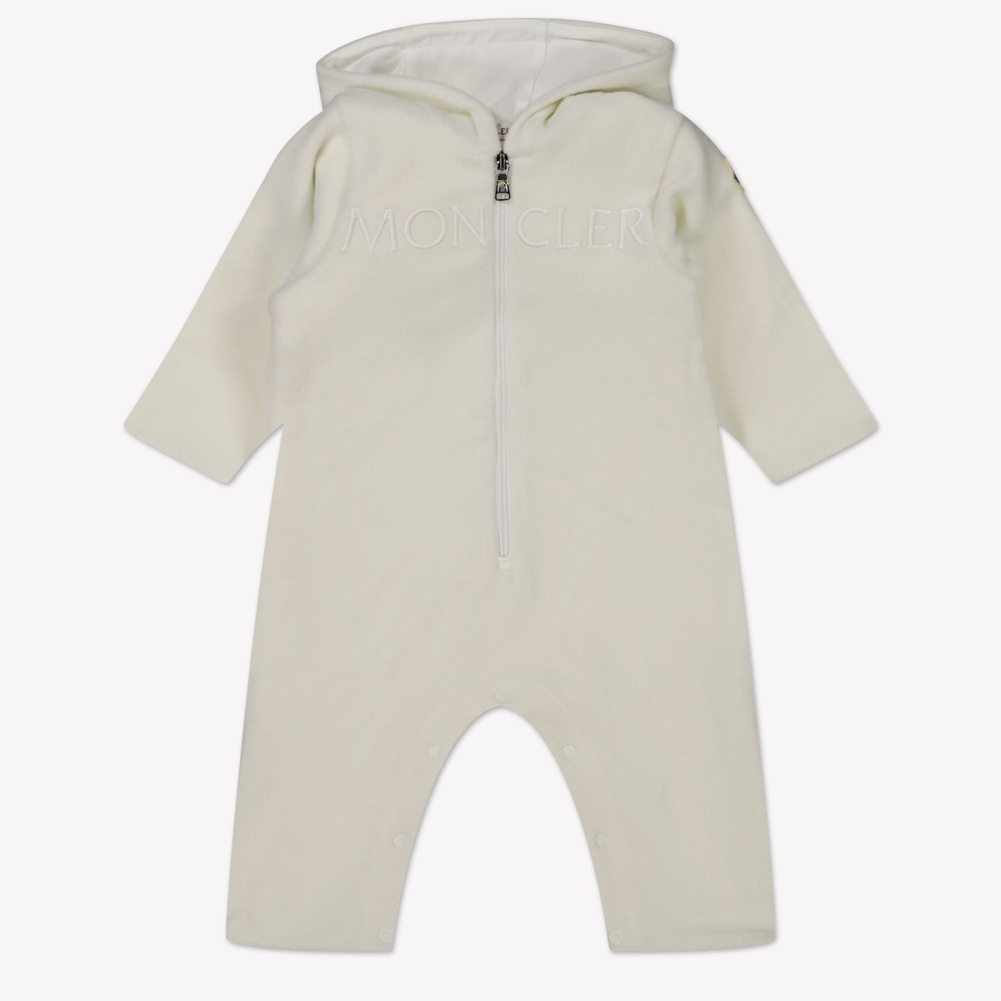 Moncler Baby Unisex Playsuit  Offwhite