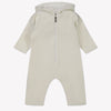 Moncler Baby Unisex Playsuit  Offwhite
