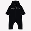 Moncler Baby Unisex Playsuit  Navy