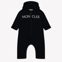Moncler Baby Unisex Playsuit  Navy