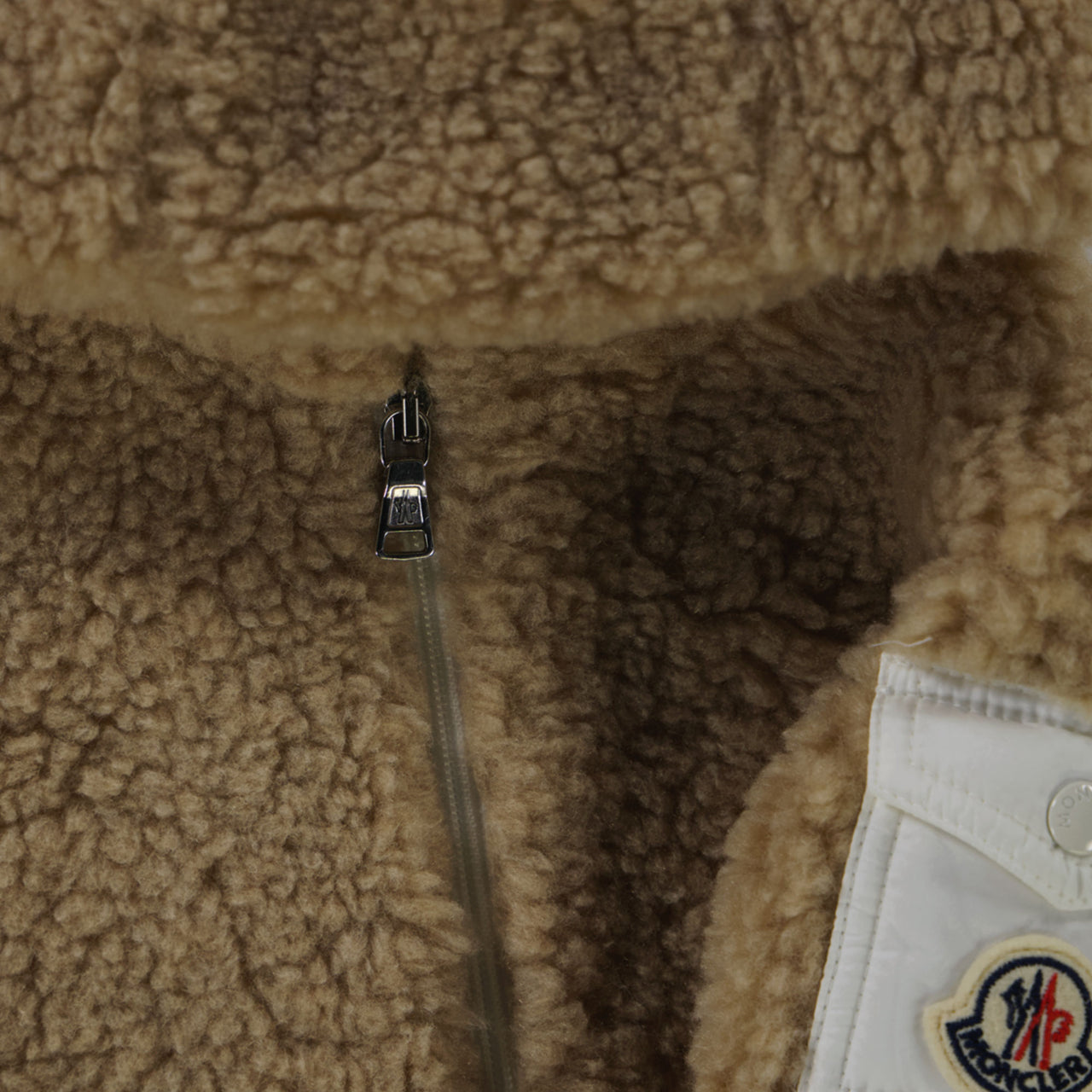 Moncler Baby Unisex Playsuit  Beige