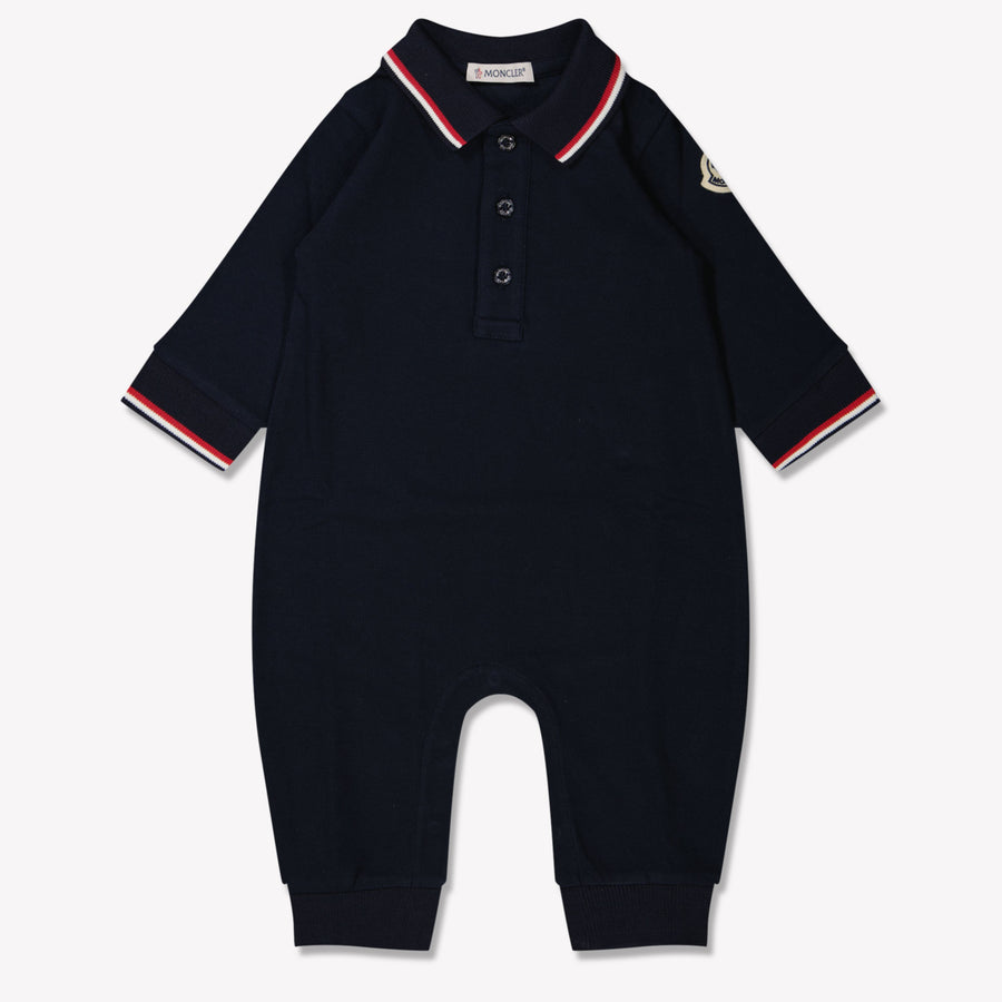 Moncler Baby Boys Playsuit  Navy