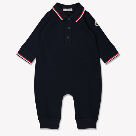 Moncler Baby Boys Playsuit  Navy