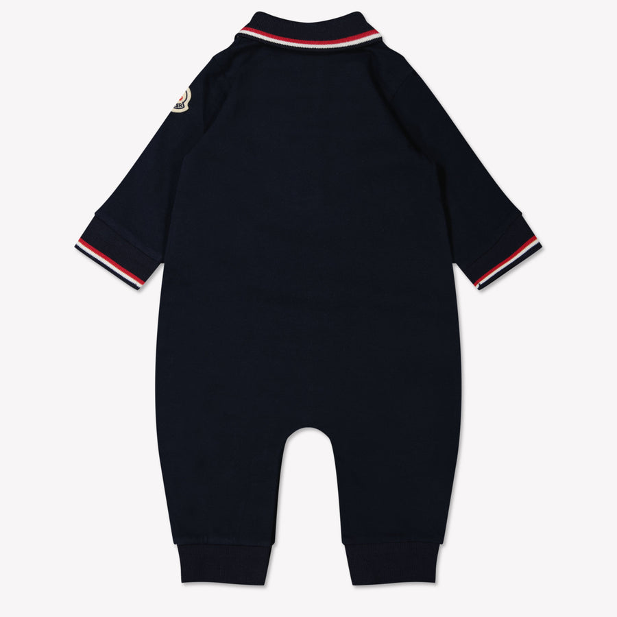 Moncler Baby Boys Playsuit  Navy
