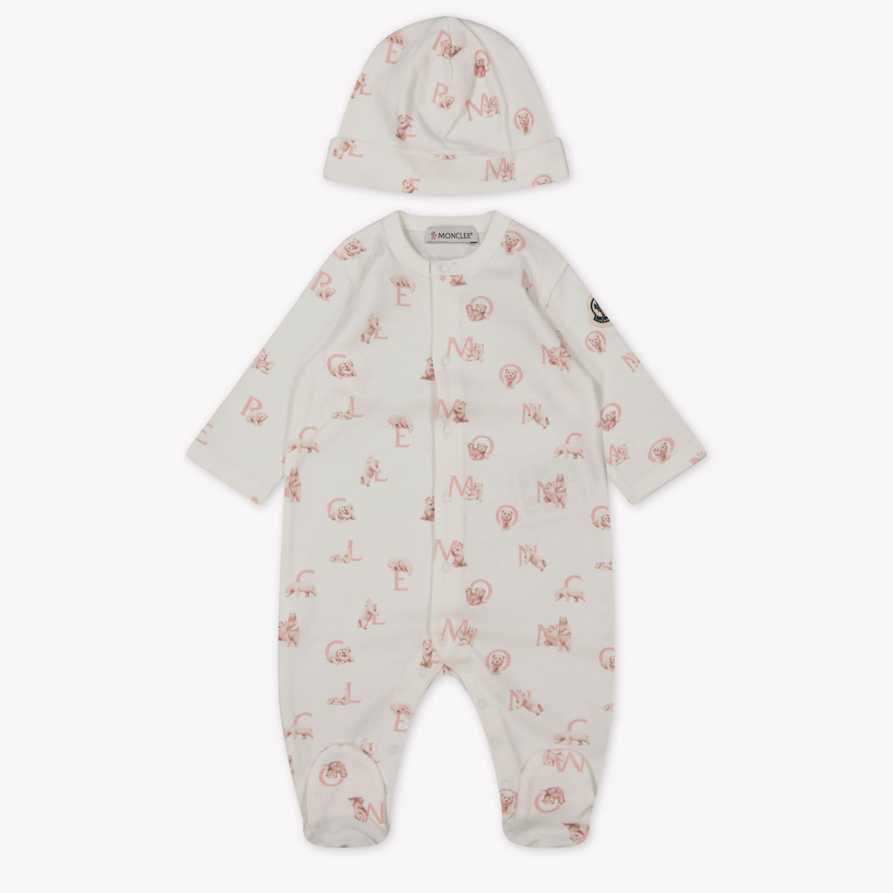 Moncler Baby Girls Playsuit  Light Pink