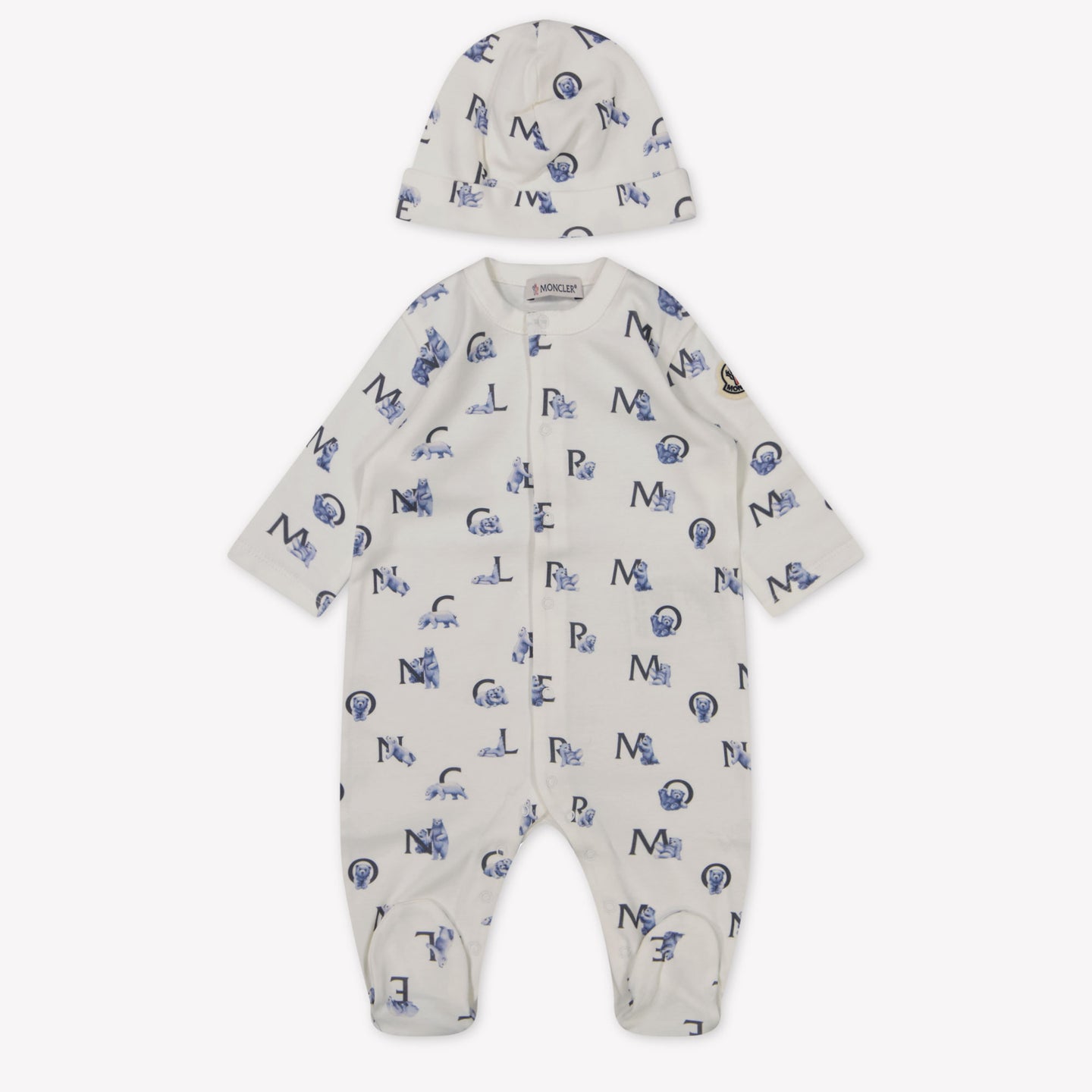 Moncler Baby Boys Playsuit  Light Blue