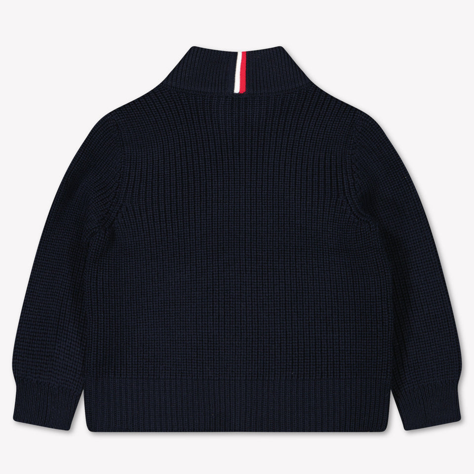 Moncler Baby Jongens Vest In Navy