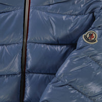Moncler New Aubert Kids Boys Winter Jacket  Light Blue