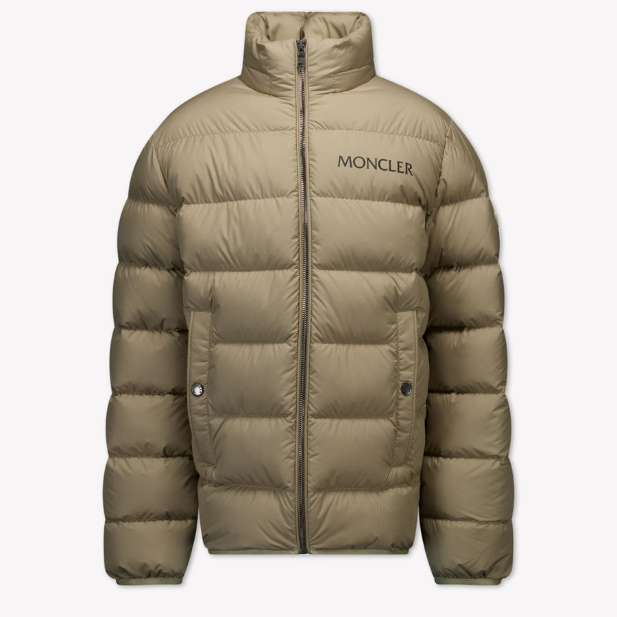 Moncler Bajan Boys Winter Jacket in Beige