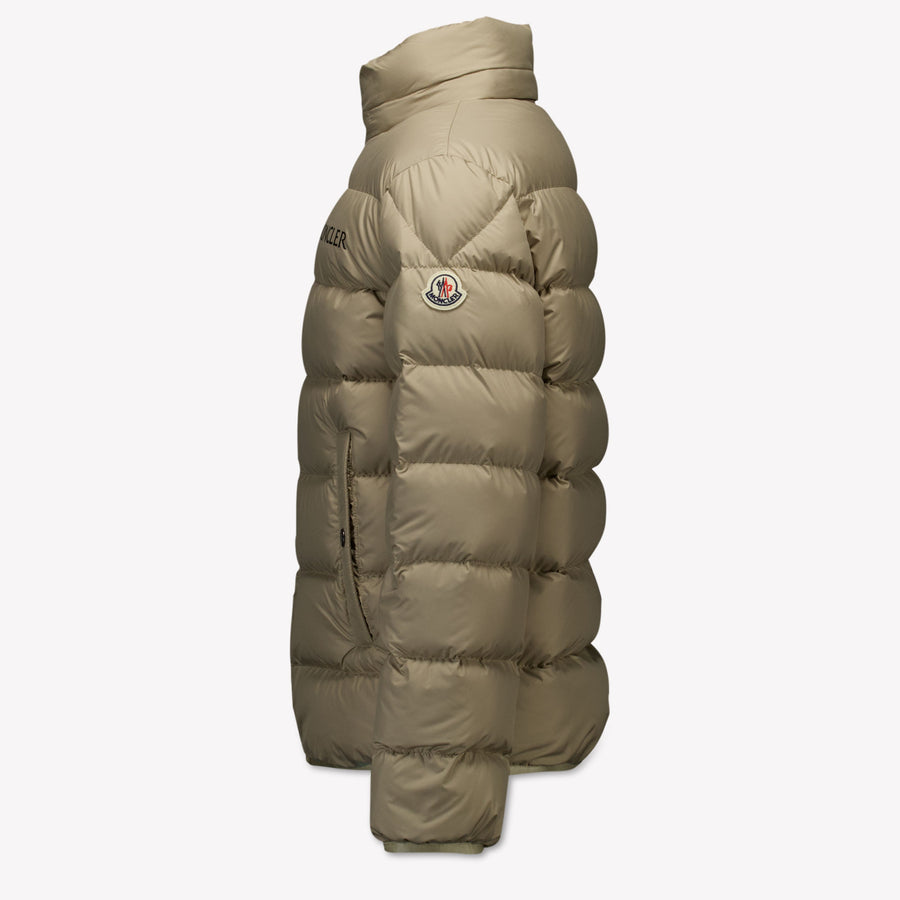 Moncler Bajan Kinder Jongens Winterjas In Beige