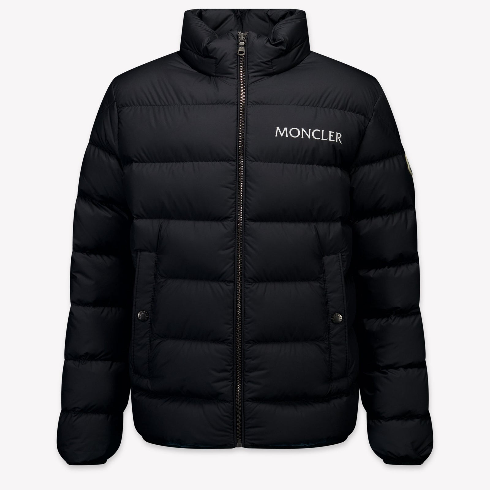 Moncler Bajan Kids Boys Jackets In Black