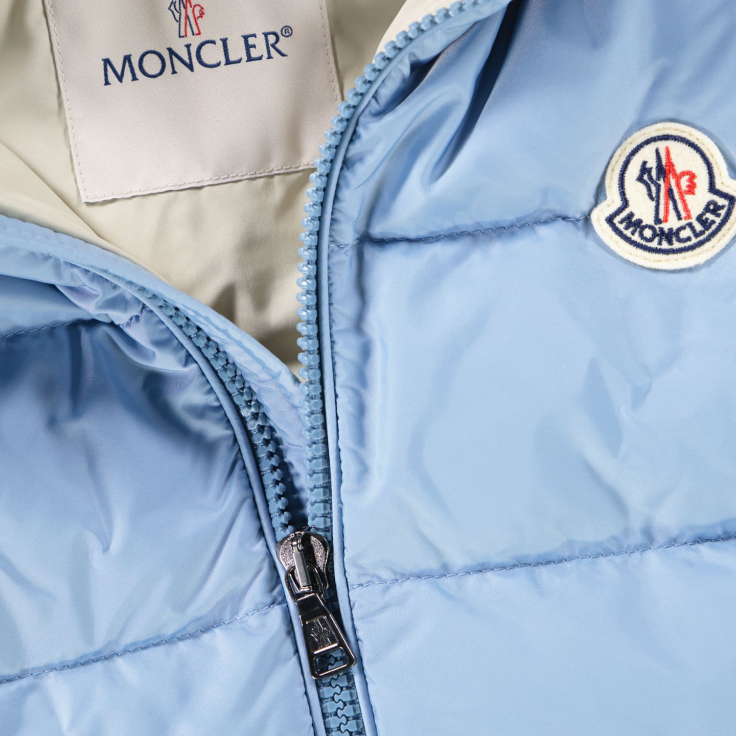 Moncler Fudo Kids Boys Body Warmer  Light Blue