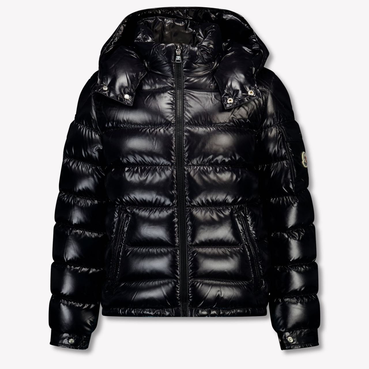 モンクレール MAYA キッズ ダウンジャケット サイズ6 黒 Black New Moncler Maya Hooded Down Jacket - Down Jackets & Vests