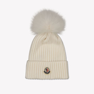 Moncler Children's girls hat OffWhite