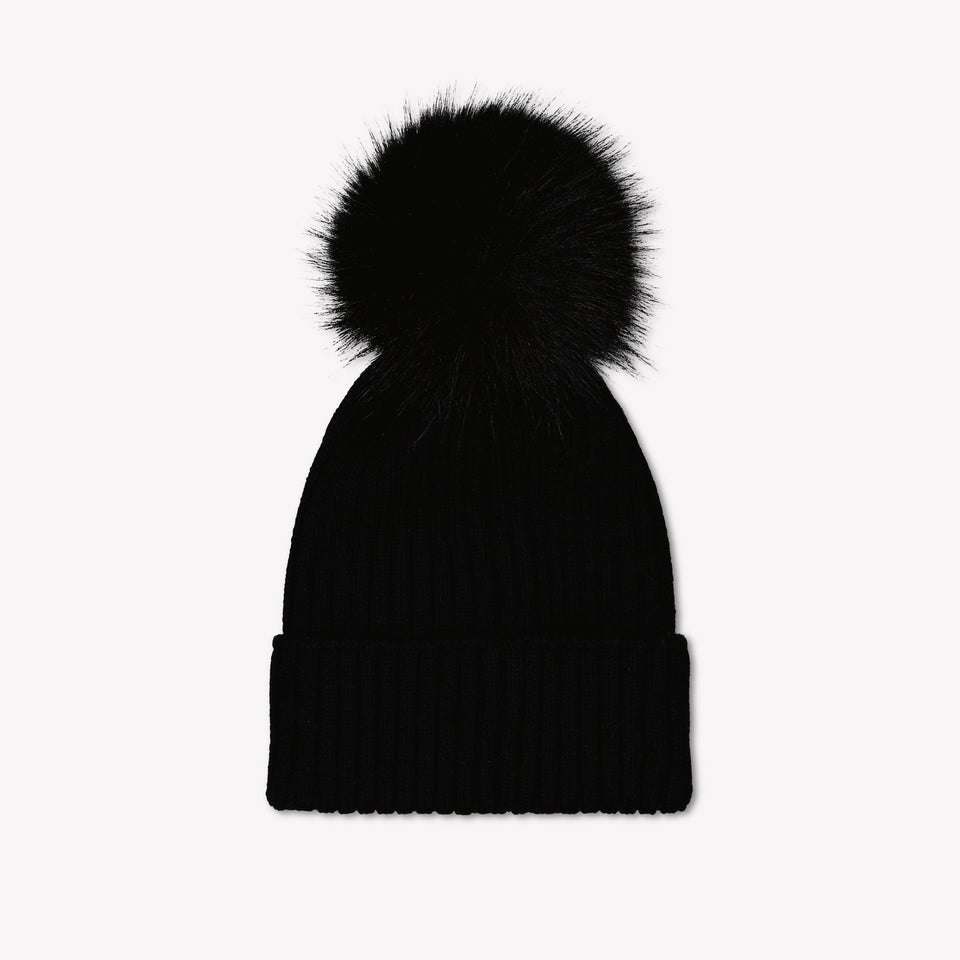 Moncler Kinder Meisjes Muts In Zwart