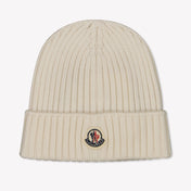 Moncler Kinder Unisex hat in OffWhite