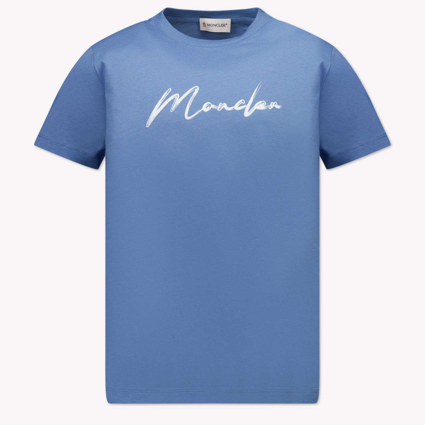 Moncler Kids Boys  T-Shirt Light Blue