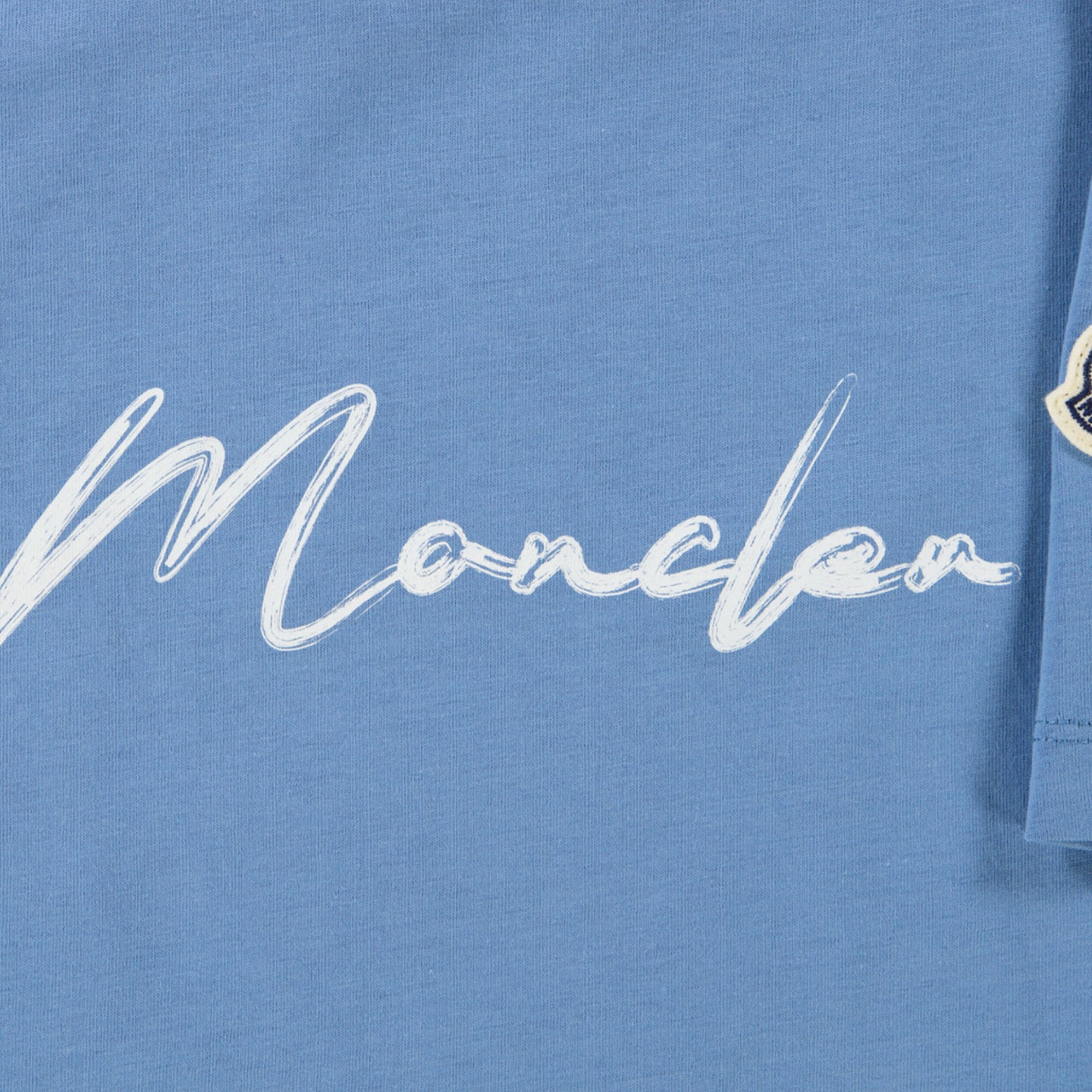 Moncler Kids Boys  T-Shirt Light Blue