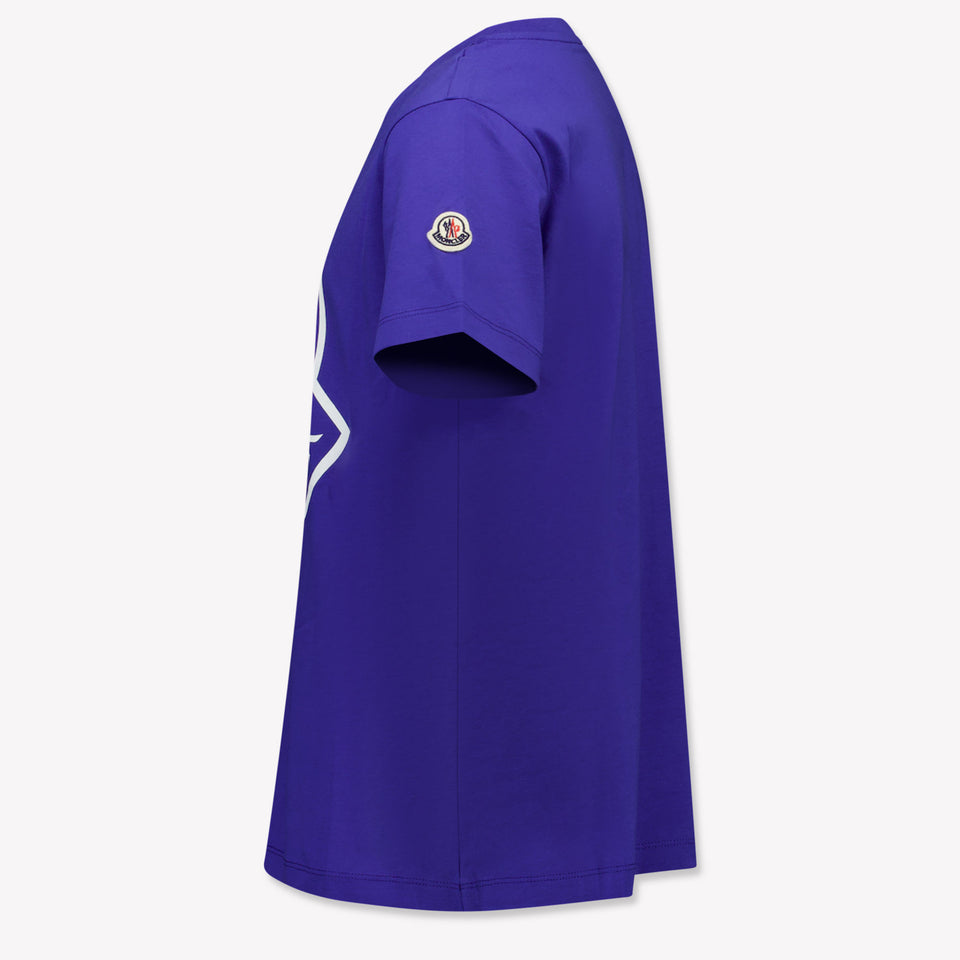 Moncler Kids Boys  T-Shirt Cobalt Blue