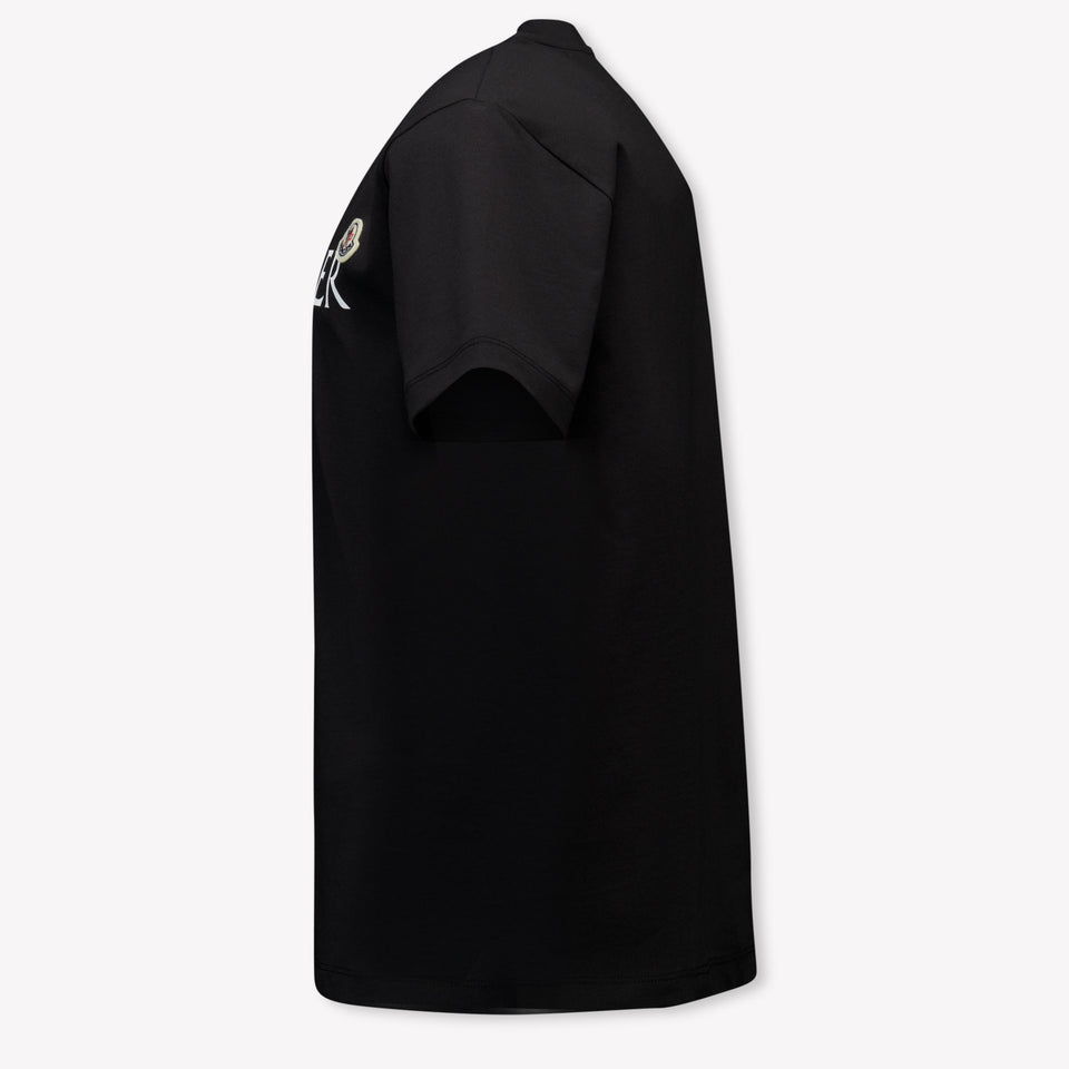Moncler Kids Boys  T-Shirt Black