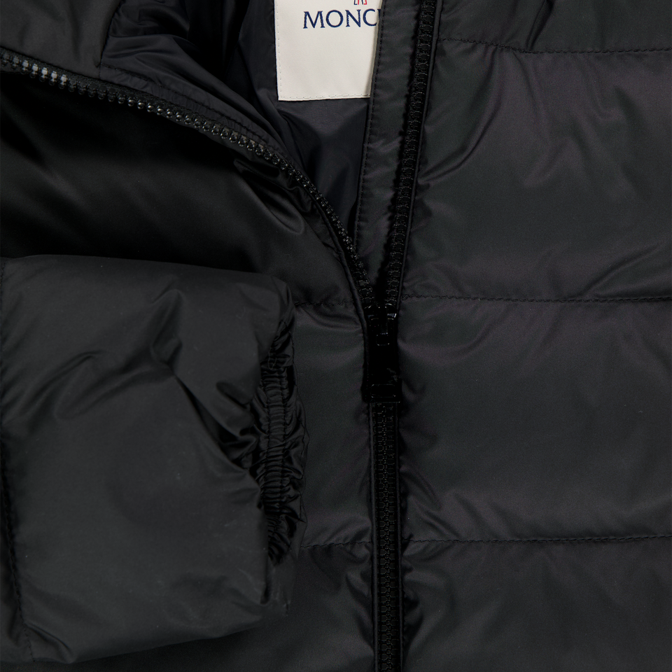 Moncler Elizaveta Kinder Meisjes Winterjas In Zwart