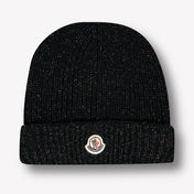 Moncler Kinder Meisjes Muts In Zwart