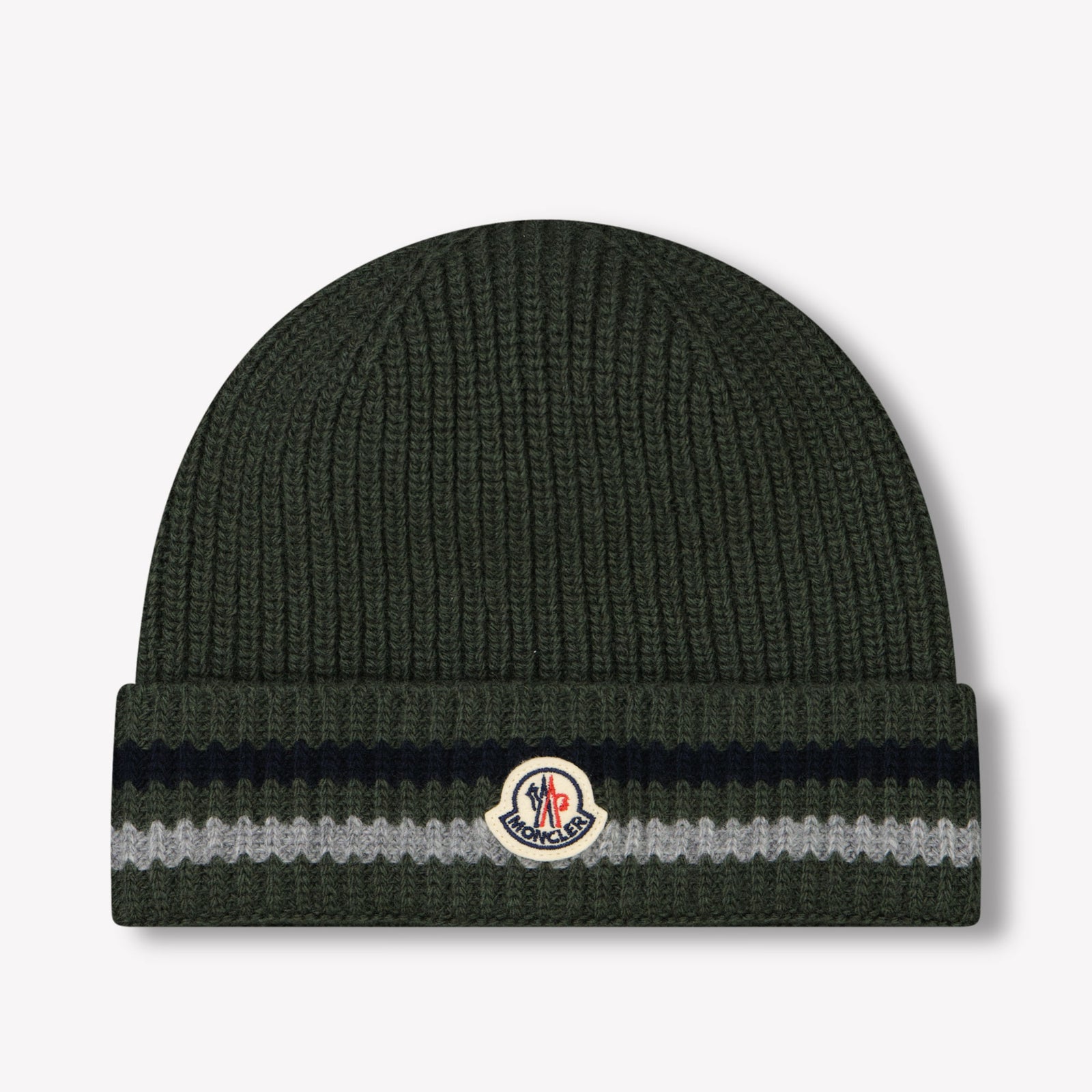 Moncler Kinder Jongens Muts In Donker Groen
