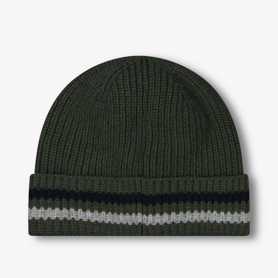 Moncler Kids Boys Hat Dark Green